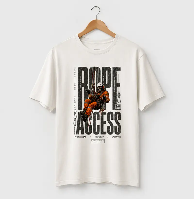 Rope Access Operação Vertical  - Camiseta Oversized