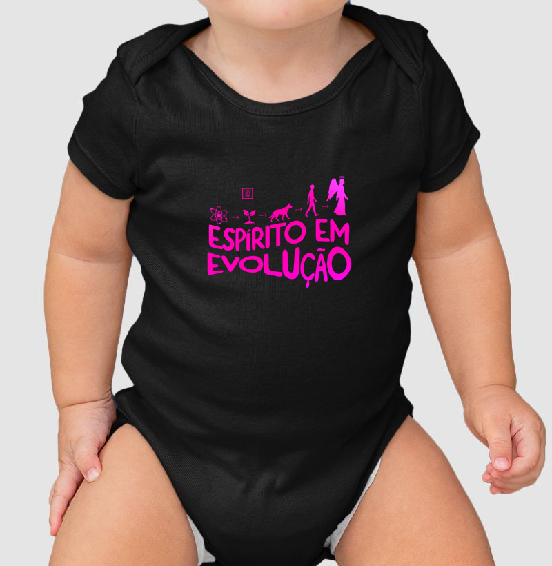 Camiseta Espírito em Evolução - Body Infantil