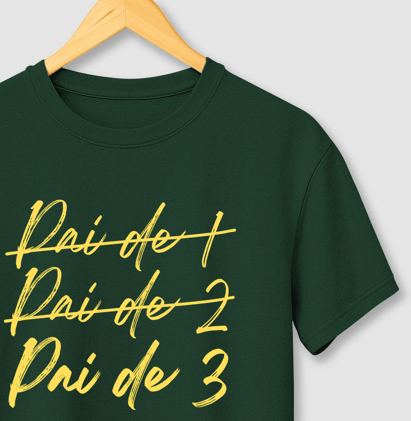Pai de 3, porque chegou a hora do amor triplicar!
