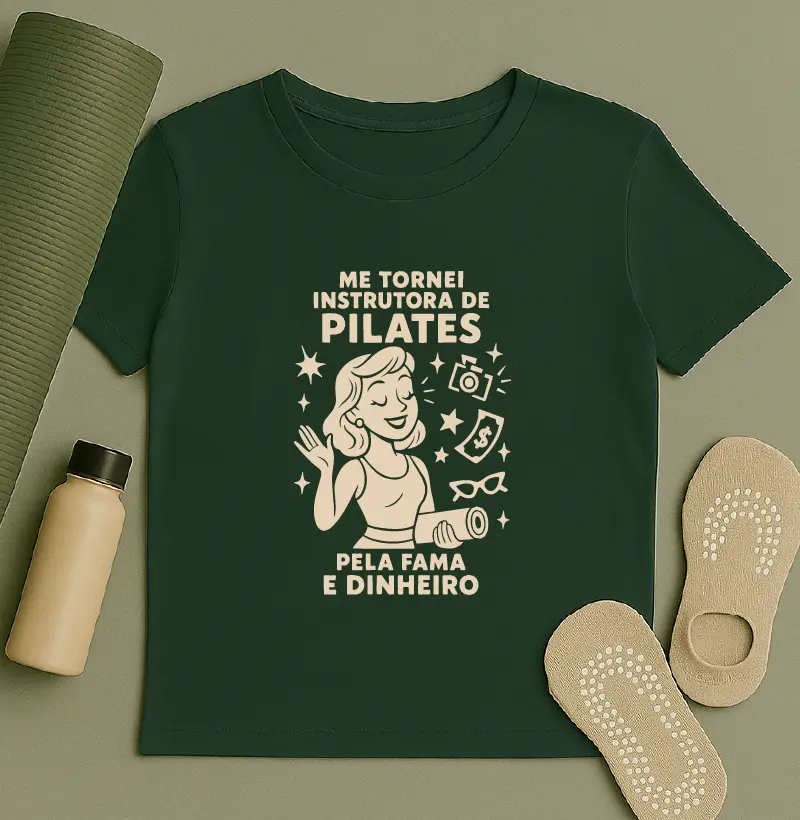 Me tornei instrutora de pilates pela fama e dinheiro.