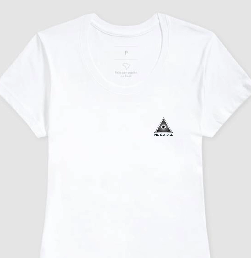 Camiseta fem Brasão Mr. GADU - Feminina