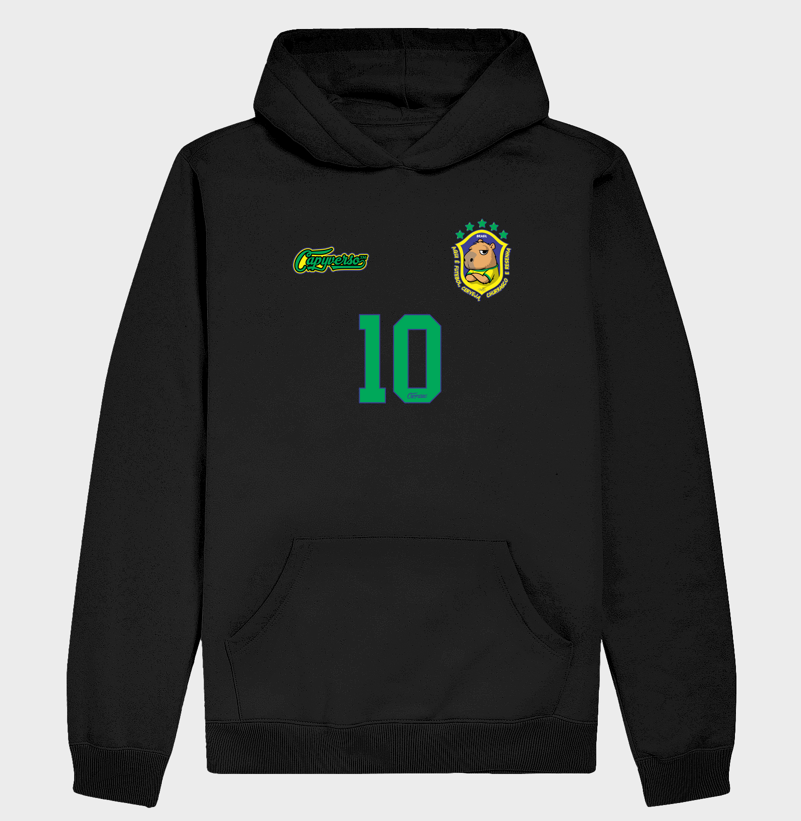 Camiseta Capyverso aqui é Brasil