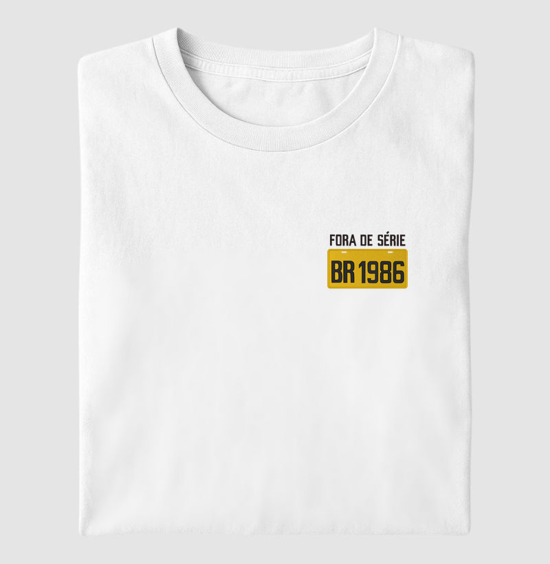 Placa Amarela 1986 - Fora de Série