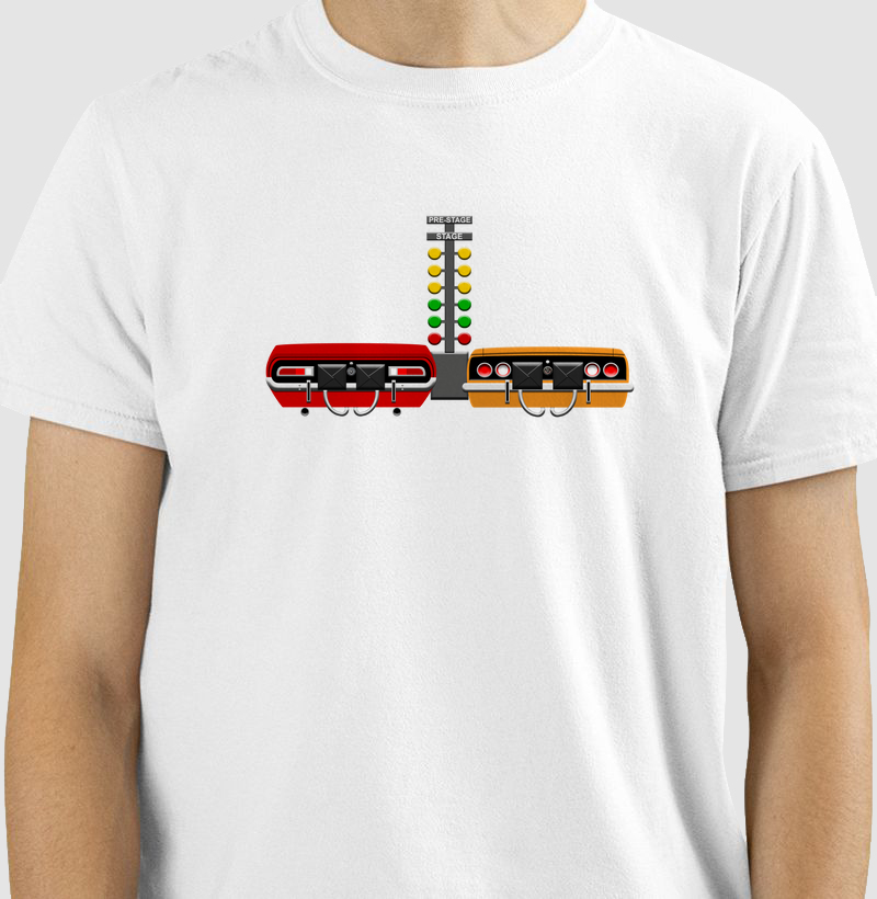 Arrancada Opala e Maverick Traseira