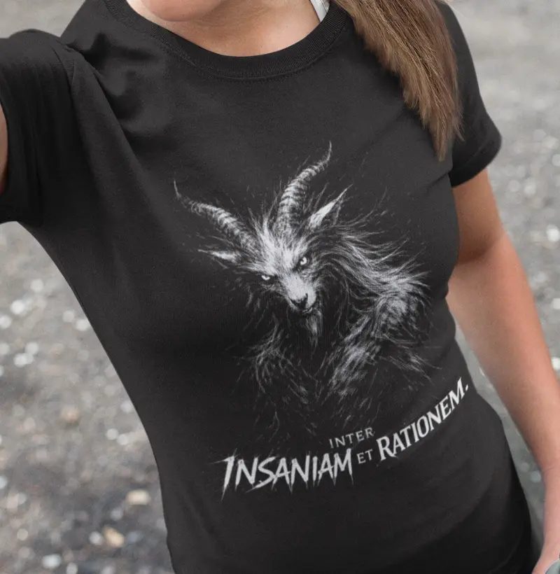 Inter insaniam et rationem. (Entre a loucura e a razão.)