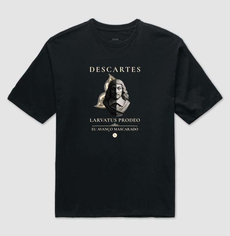 Camiseta A Máscara da Razão | Descartes