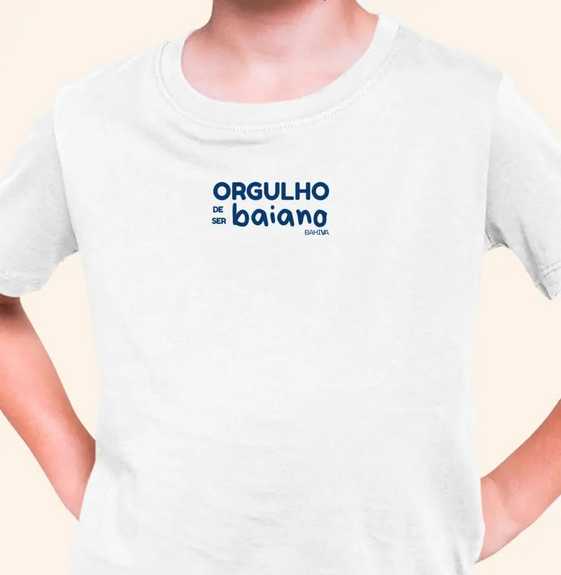 Orgulho de ser baiano - Camiseta Infantil