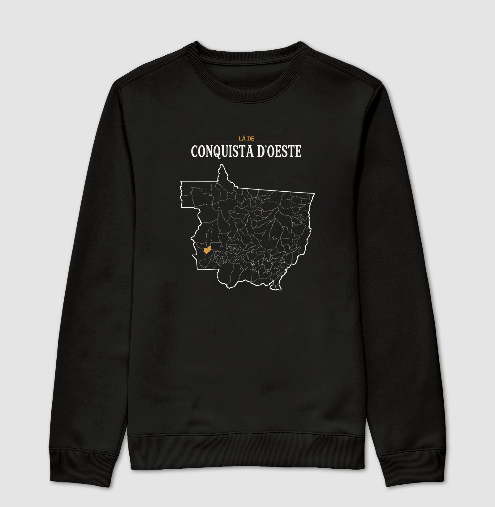 Conquista D'Oeste | Território MT - Suéter Moletom