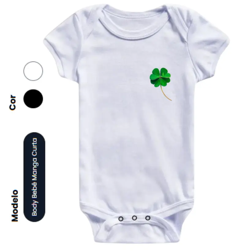 Trevo de 4 folhas bolso