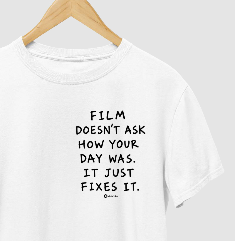 Film Fixes It (estampa P) - Camiseta