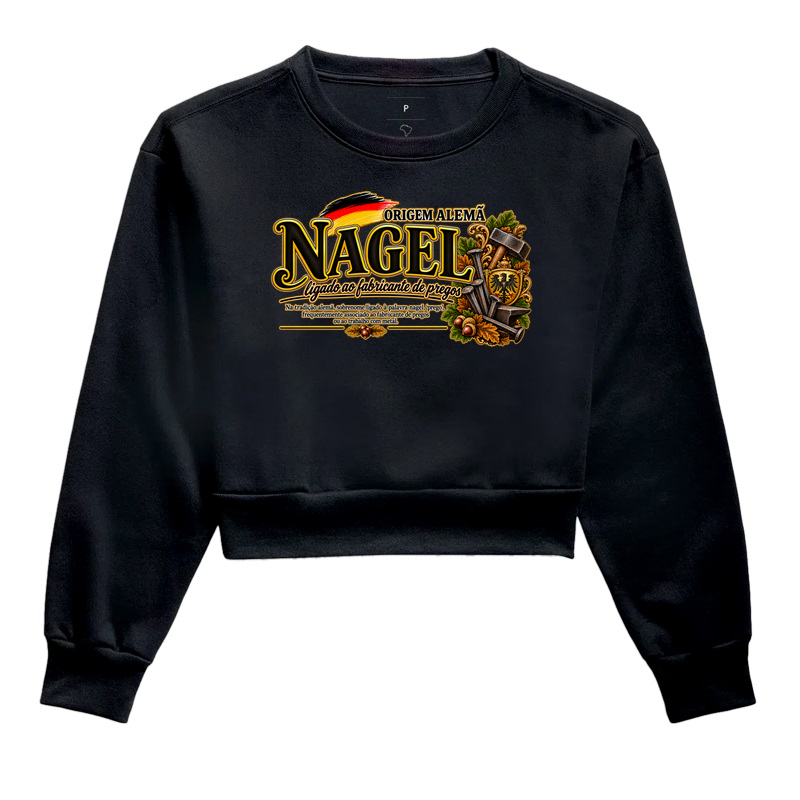 Nagel  - Cropped Moletom