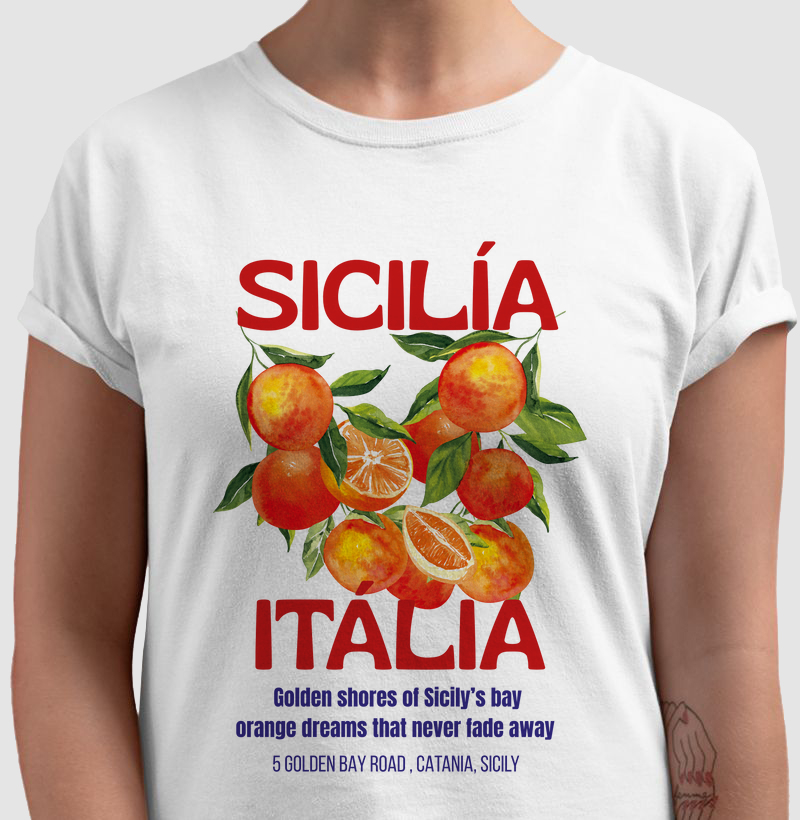 Camiseta - Sicília Tropical