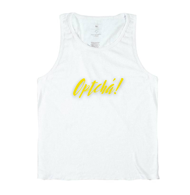 Cigano - Saudação - Amarelo - Camiseta regata cores