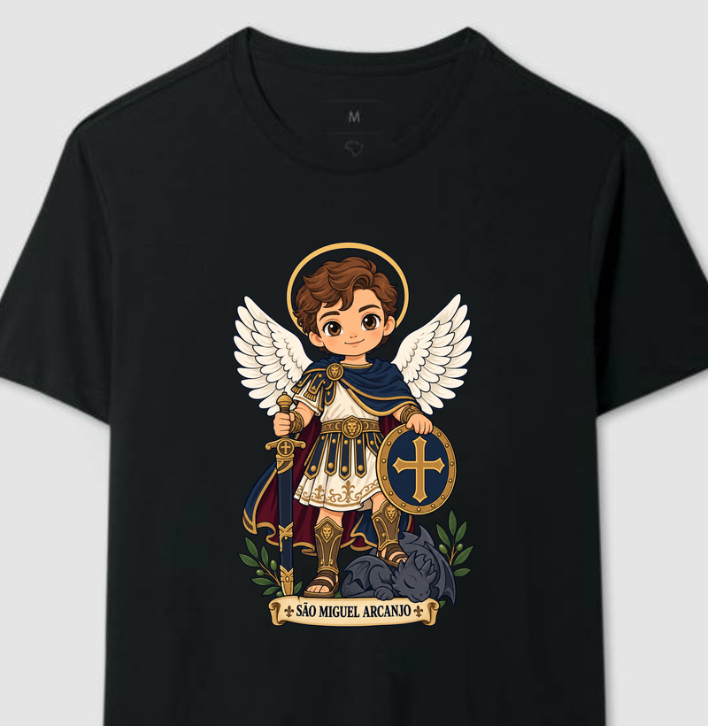São Miguel Arcanjo estilo chibi
