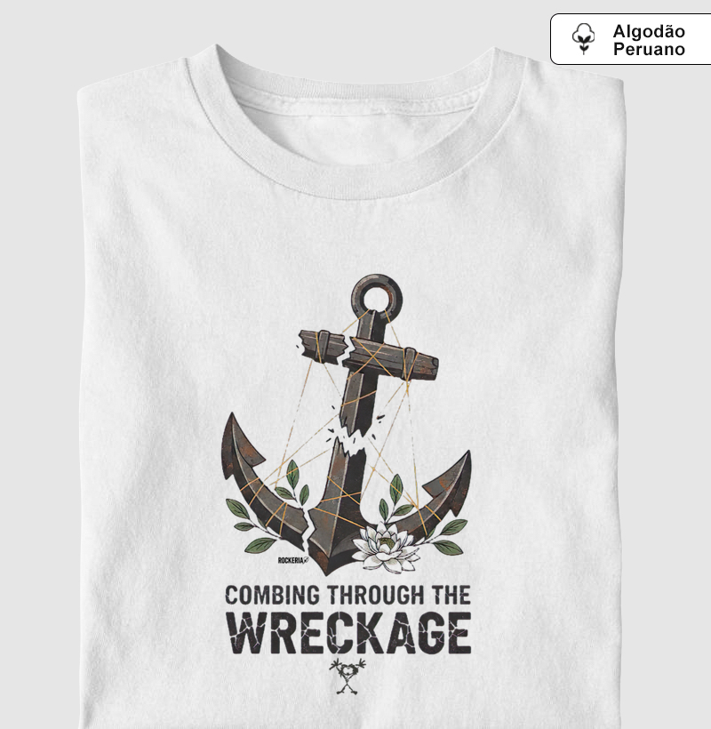 Camiseta Algodão Peruano Wreckage Pearl Jam