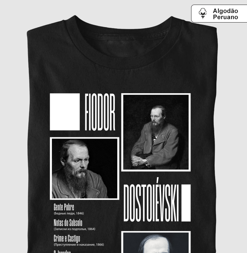 Camiseta - Dostoiévski Livros