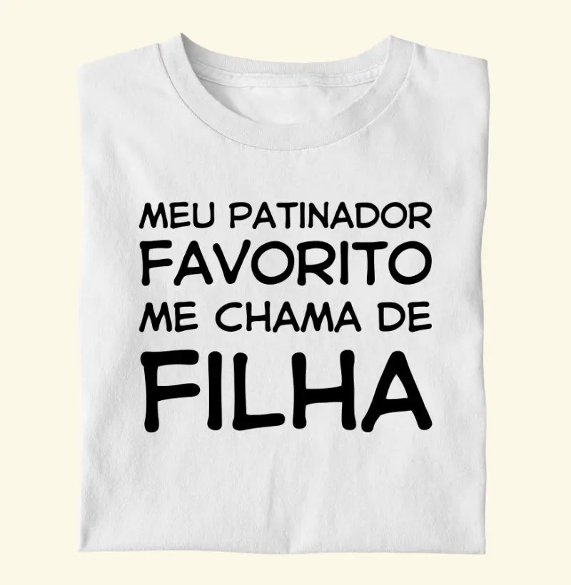 Meu patinador favorito me chama de filha