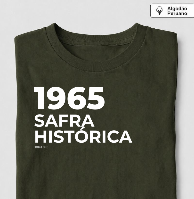 Camiseta Vinho - 1965 • Safra Histórica - Camiseta Algodão Peruano