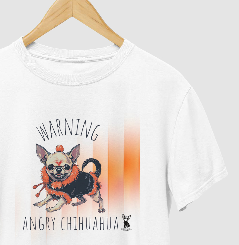 Warning angry chihuahua 