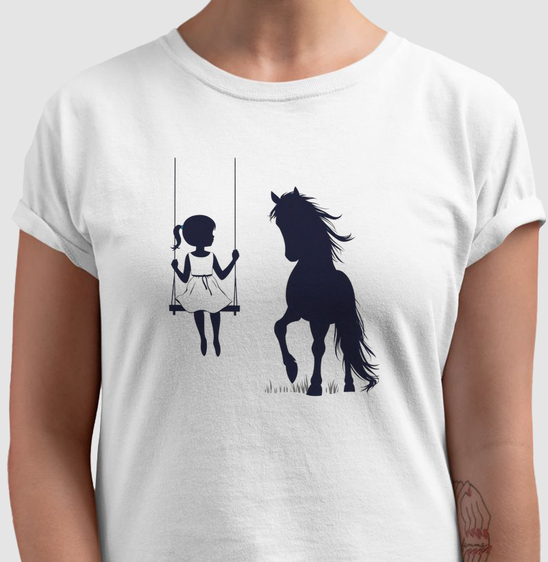 Balanço e cavalo - Algodão 30.1 