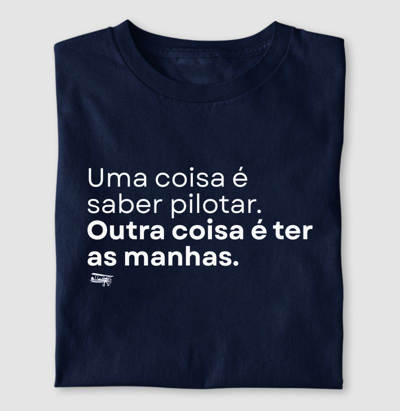 Uma coisa é saber pilotar...