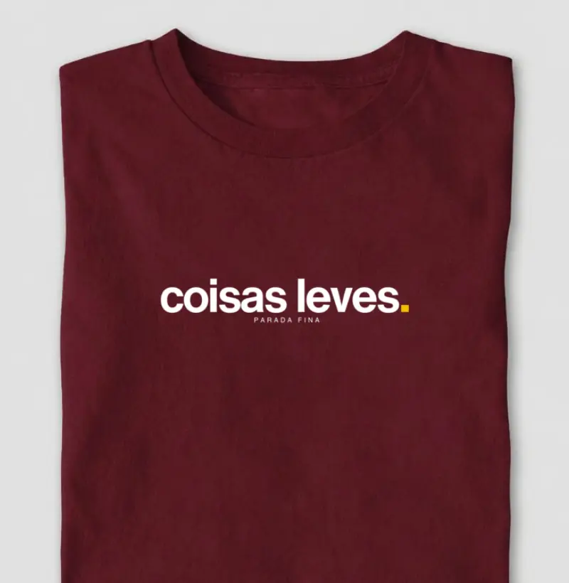coisas leves.