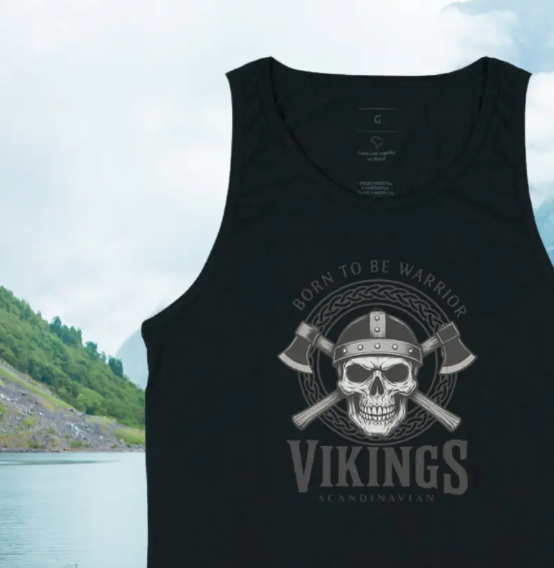 Viking Skull – Born to Be Warrior
