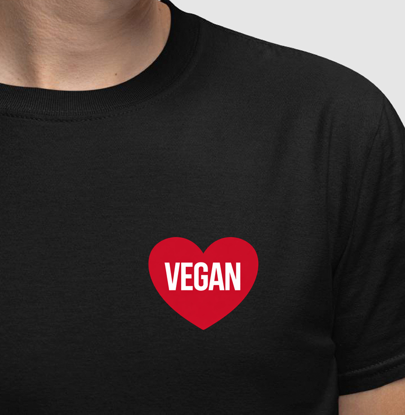 Coração Vegano Minimalista