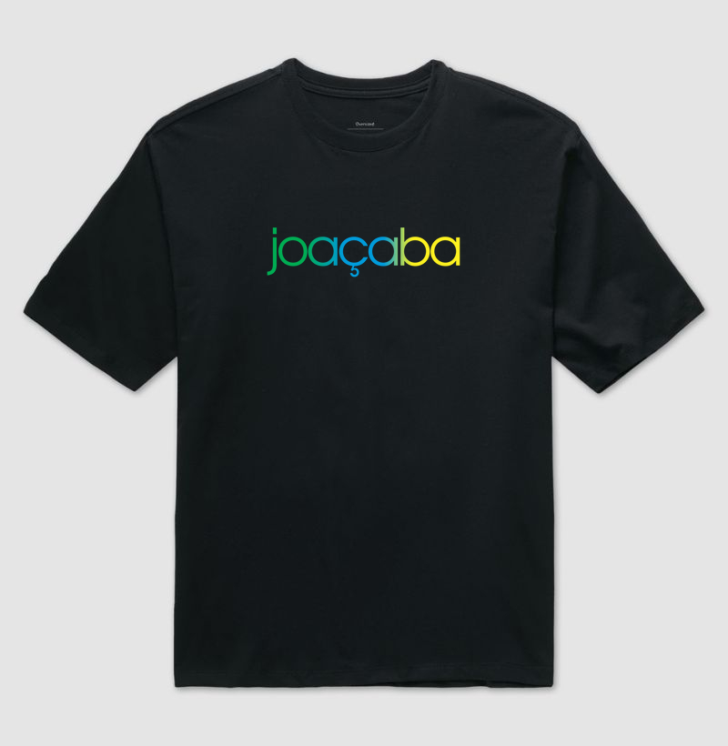Camiseta Oversized Joaçaba Cores da Bandeira