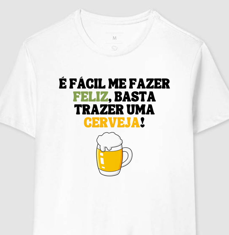 Coleção Frases - É fácil me fazer feliz,...