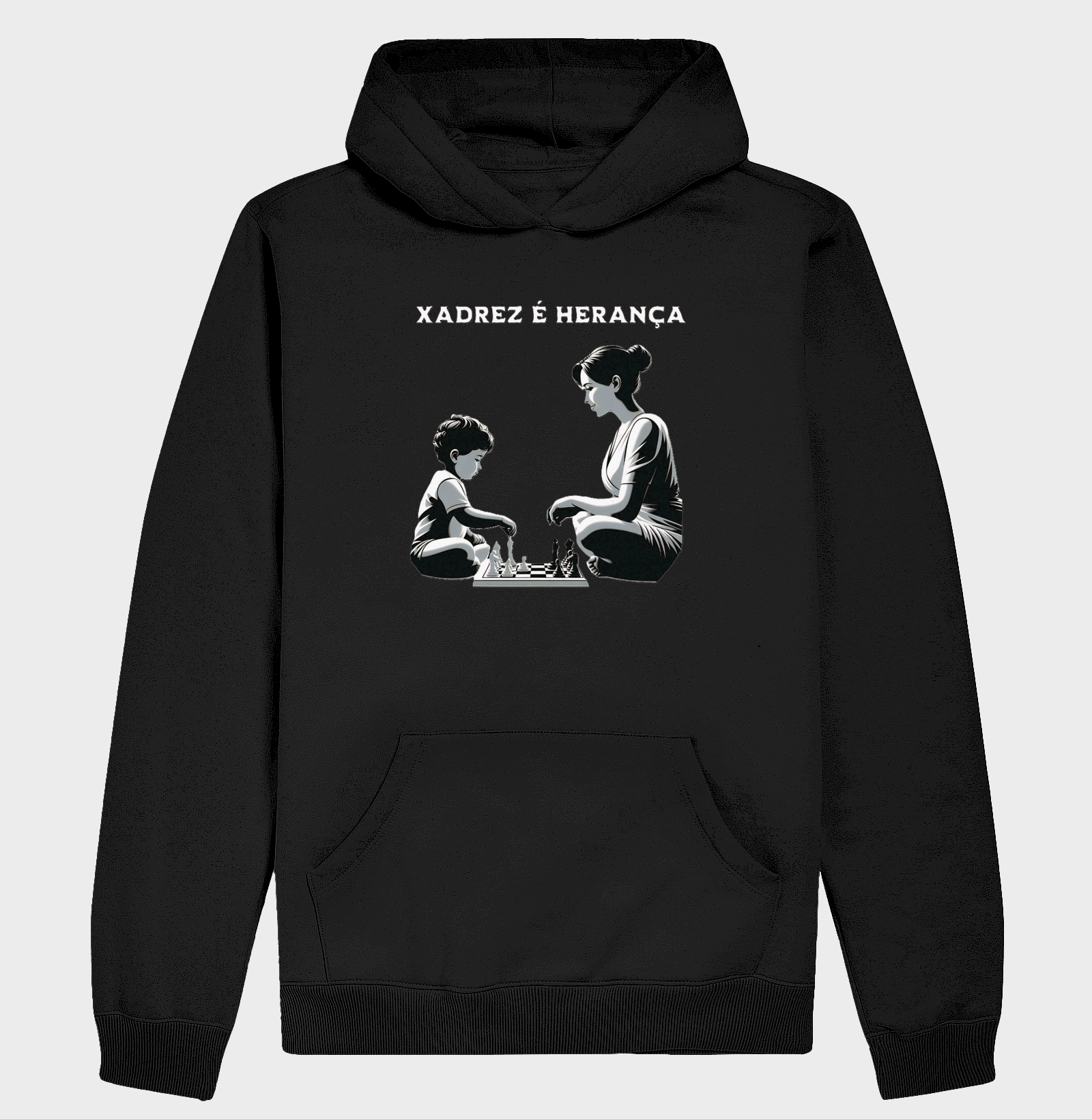 Xadrez é herança - Mãe e menino