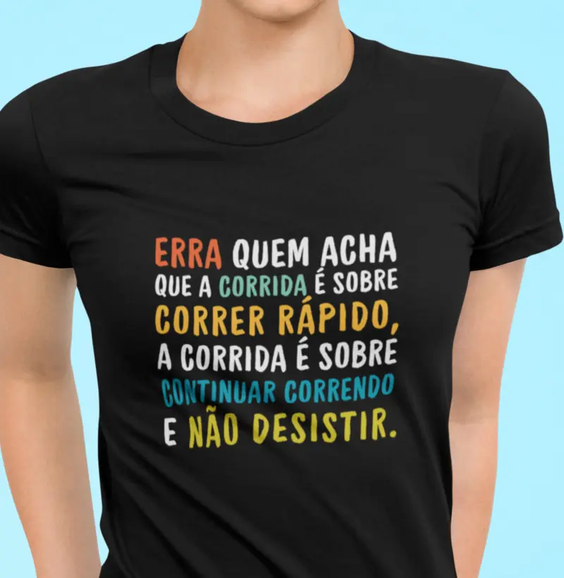 Correr e não desistir