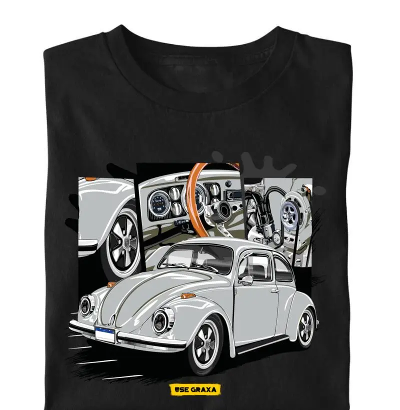 Fusca Cinza Prata Invocado