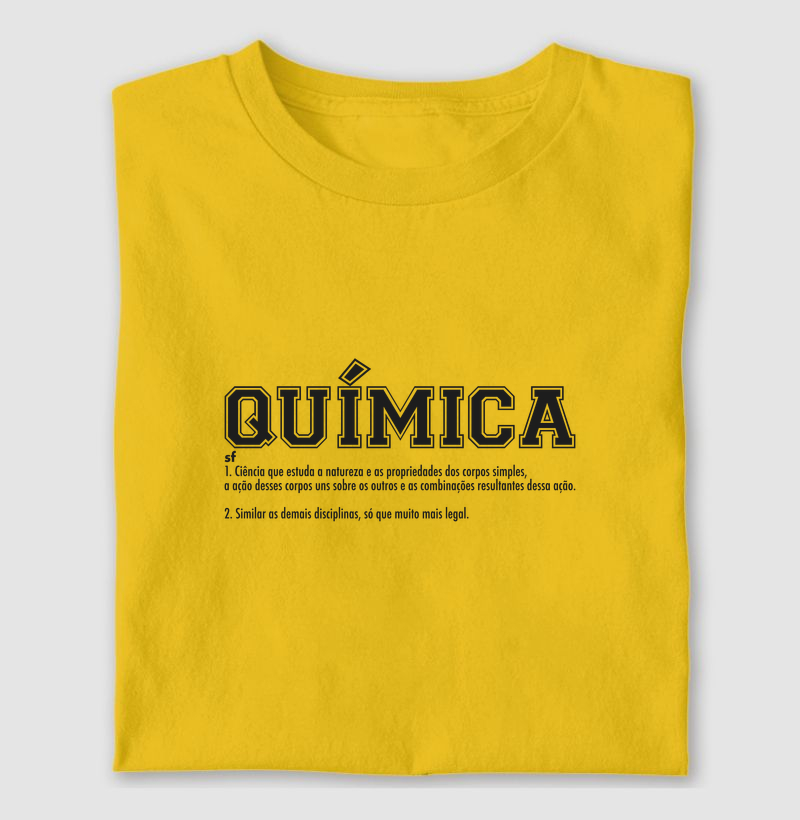 QUÍMICA - Similar as outras disciplinas, só que mais legal