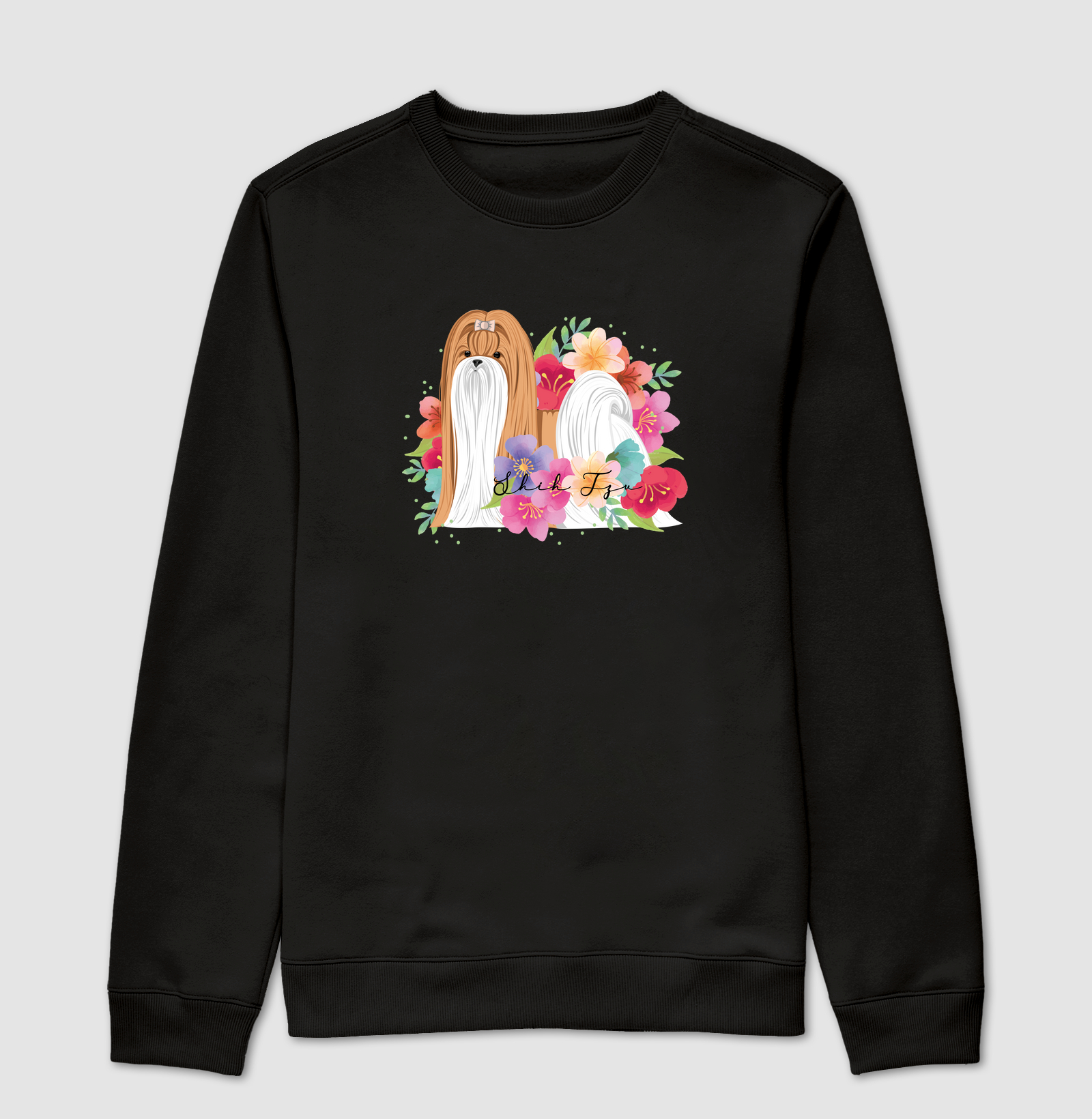 Shih Tzu Floral