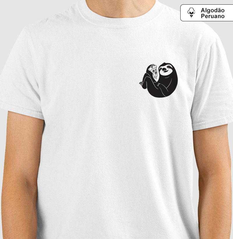 Camiseta Algodão Peruano Preguizza Pocket