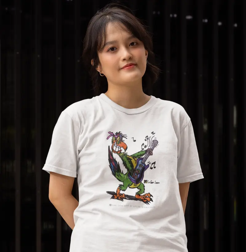 Camiseta Adulto Papagaio by Lucas Romualdo