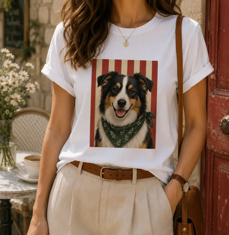Pastor Australiano - Gentle Paws - Camiseta
