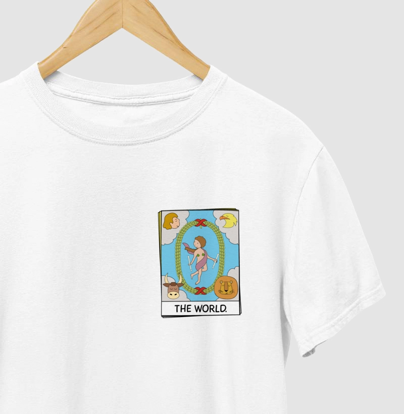Camiseta The World - Estampa Tarot