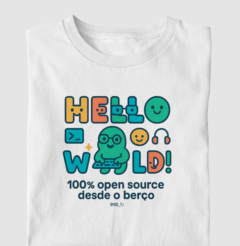 Hello World – 100% Open Source desde o berço T.I