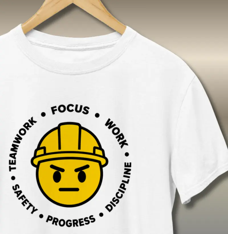 Emoji Foco no Trabalho - Camiseta