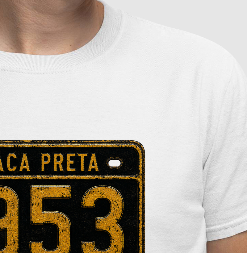 Camiseta Placa Preta 1953