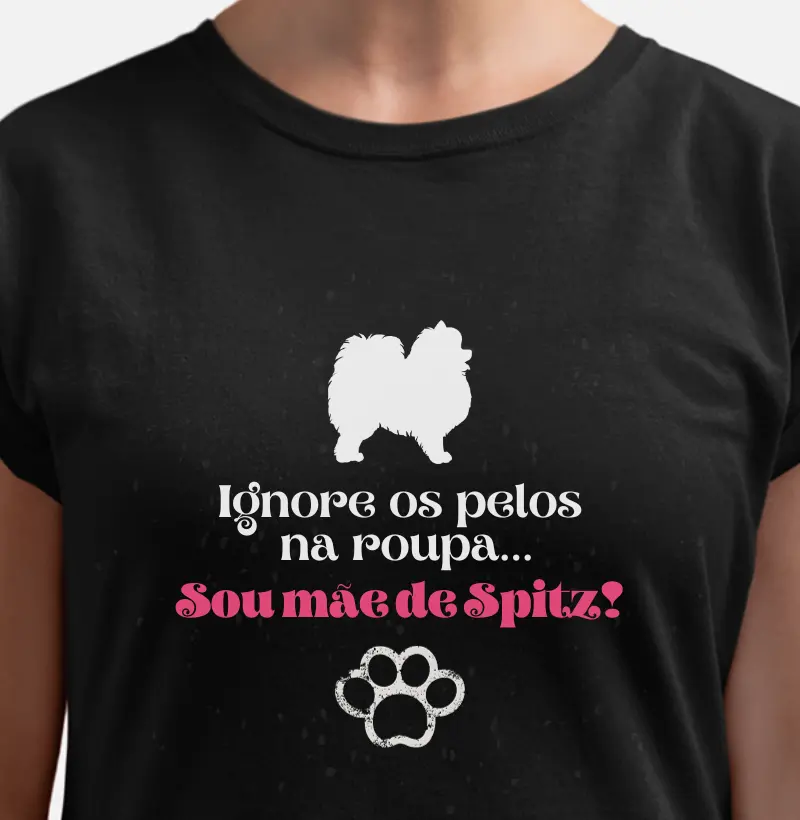 Ignore os pelos na roupa