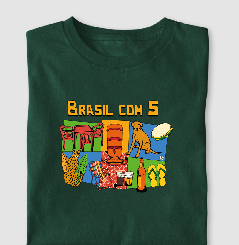 Camiseta Brasil com S