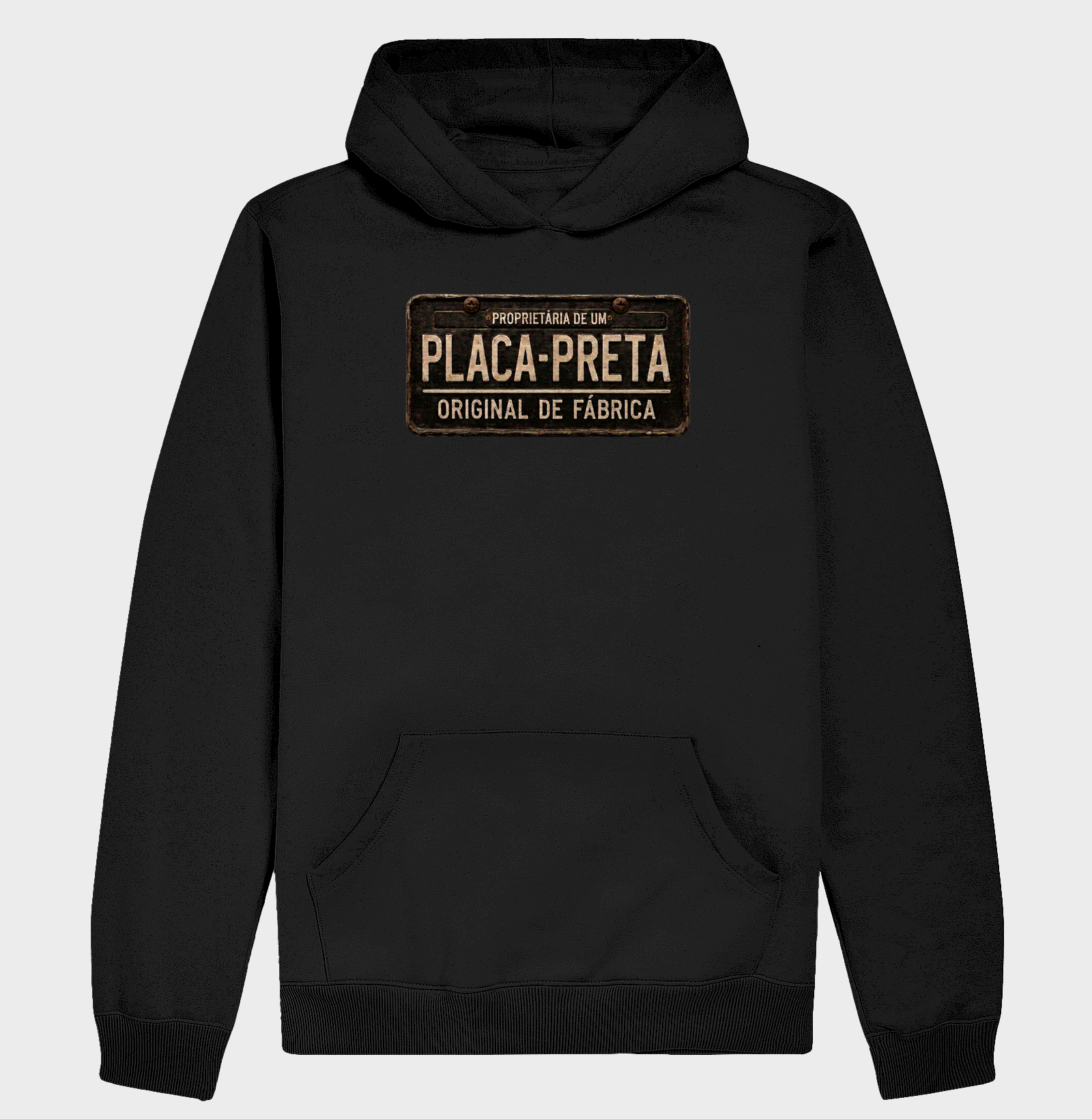 Proprietária | Placa Preta | Envelhecida