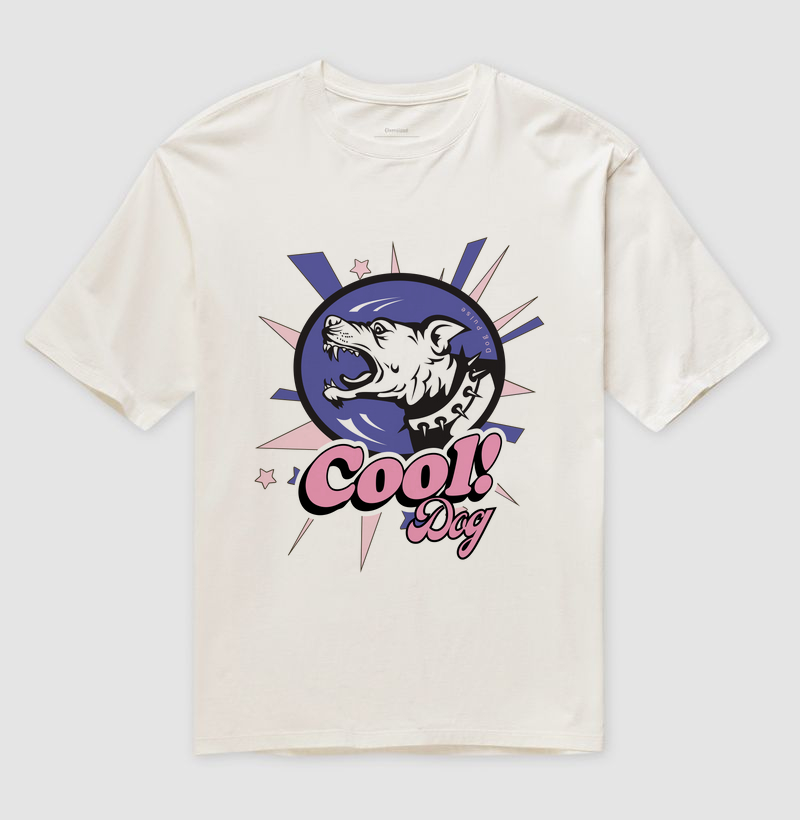 Camiseta Oversized Dog Pulse – COOL DOG