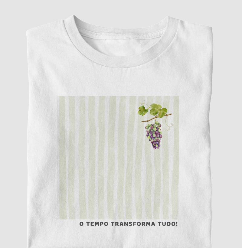 Camiseta O Tempo tranforma tudo