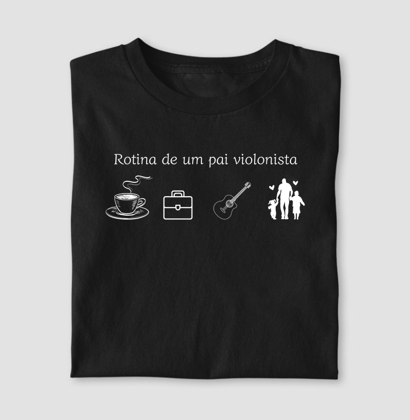 Rotina de um pai violonista