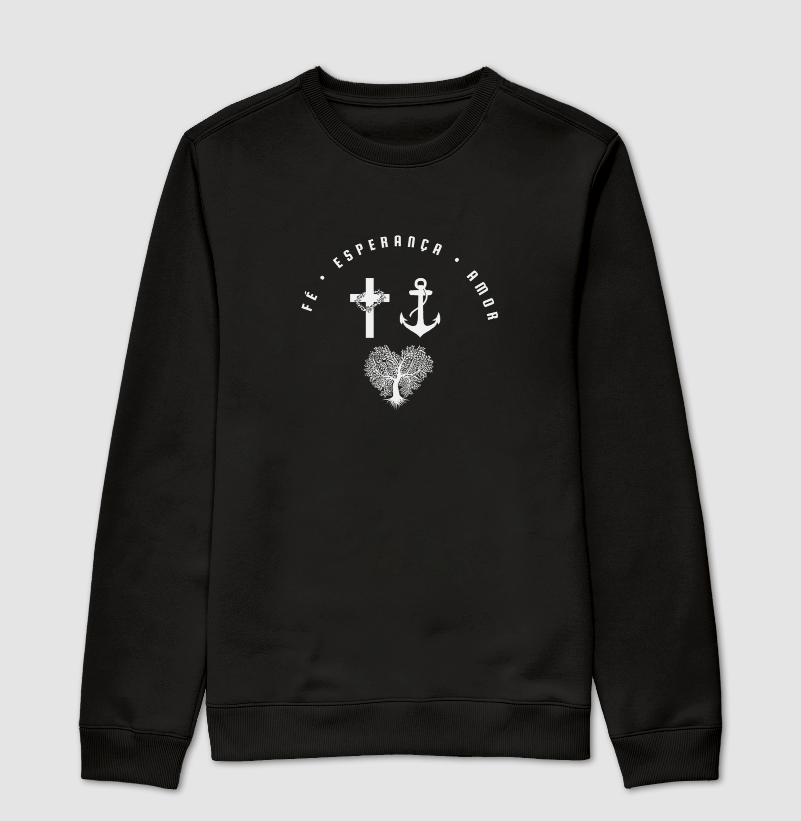 Camiseta Tríade da Fé, Esperança e Amor