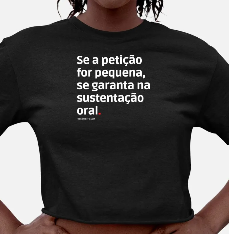 Cropped Se a petição for pequena, se garanta na sustentação oral